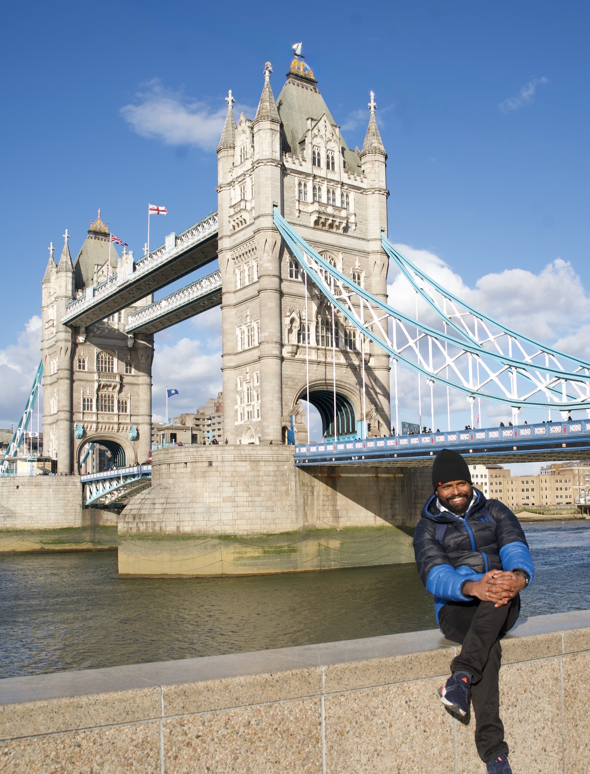 Scenic UK landmark portrait photography